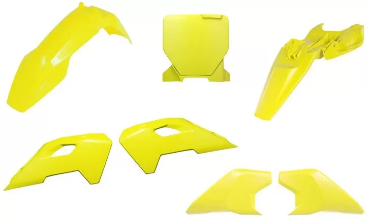 Rtech Plastic Kit 6-piece Yellow Husqvarna TC 50