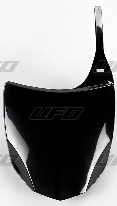 UFO Front Number Plate Black KXF250/450 09-12