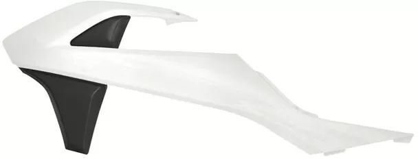 Rtech Radiator Scoops White/Black for KTM SX 50
