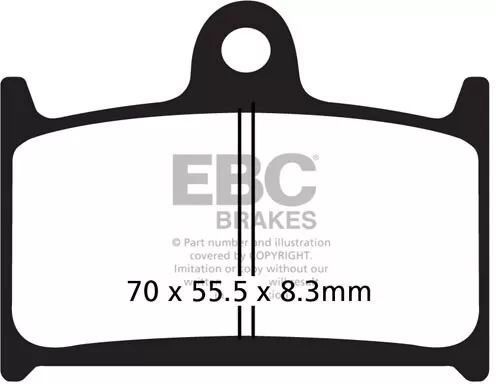 EBC HH Sintered Sportbike Brake Pads FA236HH