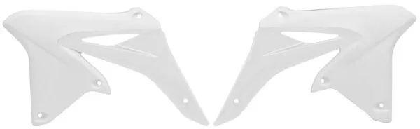 Rtech Radiator Scoops Suzuki RMZ 250 10-15 White