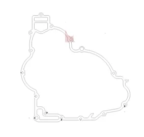 KTM Clutch Cover Gasket 61730025000