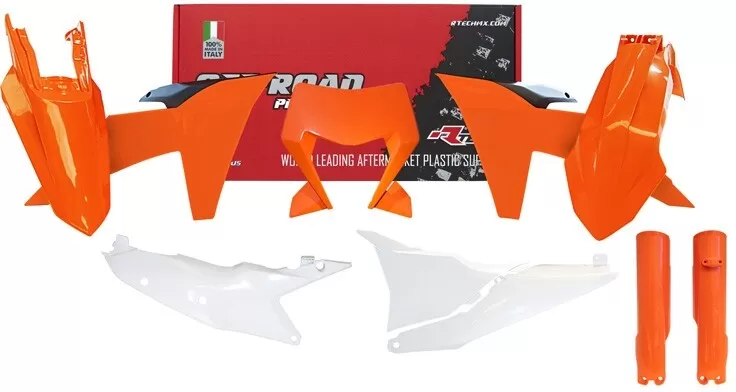 Rtech Plastic Kit 7-piece KTM EXC/XC-W 2024 Orange/Black