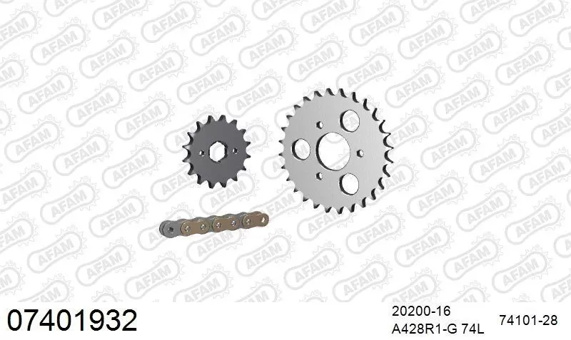 AFAM Chainset - Steel