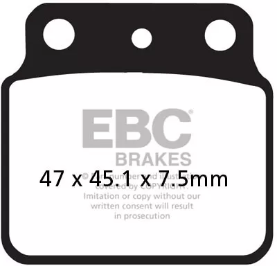 EBC Organic Brake Pads FA137TT