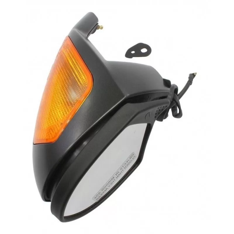 Mirror, left, glossy black