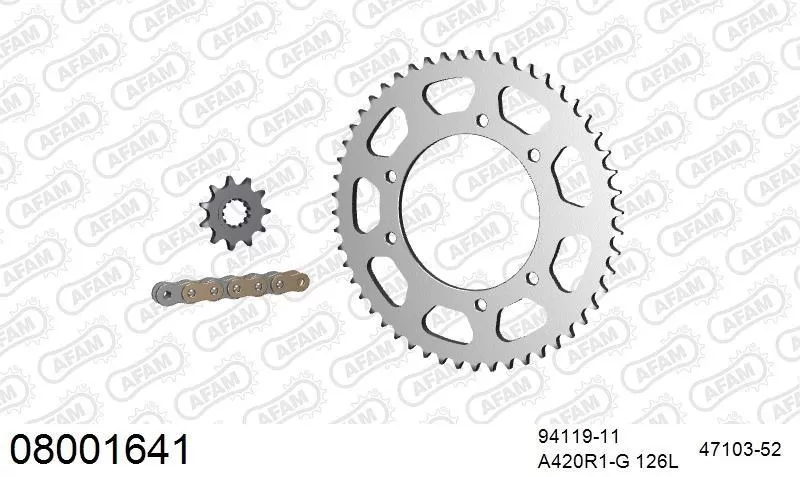 AFAM Chainset - Steel