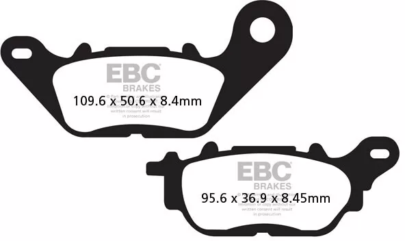 EBC Organic Brake Pads FA464