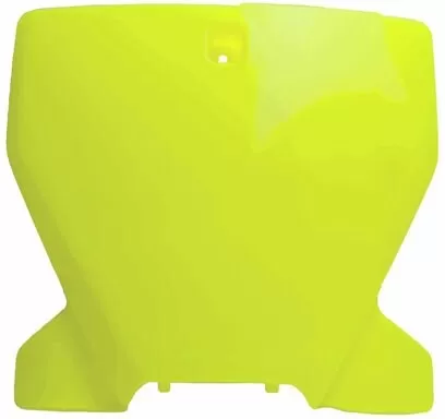 Rtech Front Number Plate Neon Yellow Husqvarna TC 125-250