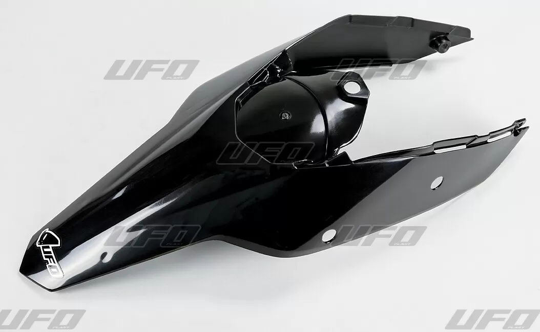 UFO Rear Fender with Side Panels Black KTM EXC 08-11