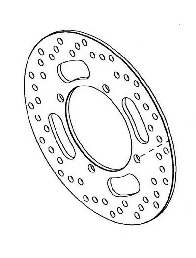 Kawasaki Brake Disc Rear 41080-0678