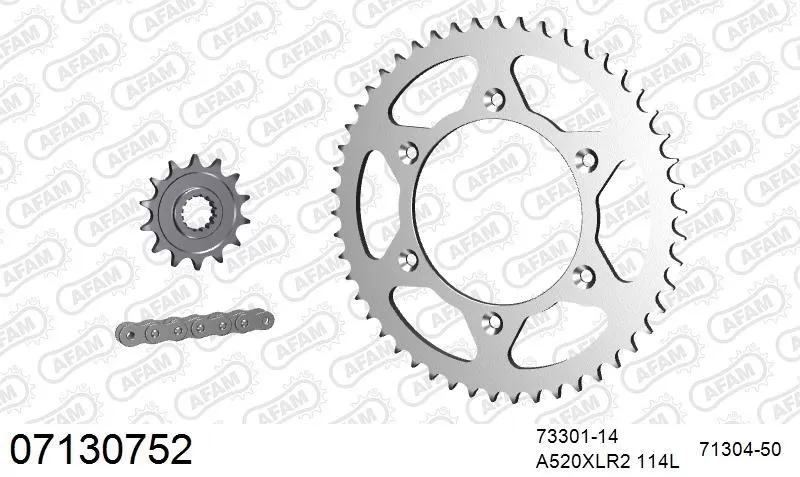 AFAM Chainset - Steel