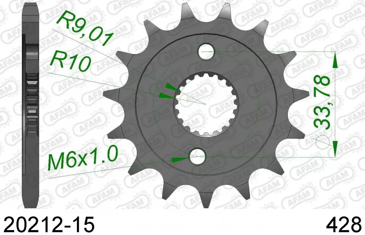 AFAM Sprocket Front 15T - 428