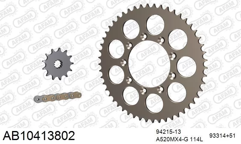 AFAM Chainset - Aluminium AB