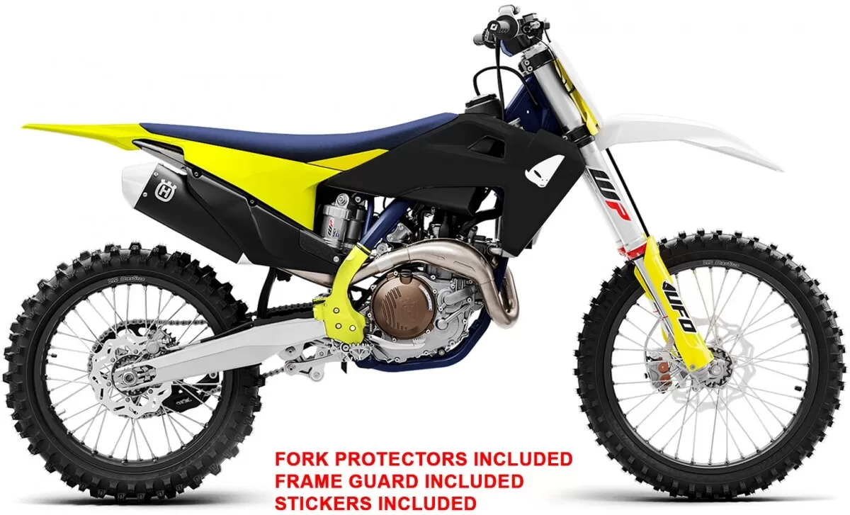 UFO Plastic Kit Husqvarna TC/FC Yellow/Black/White