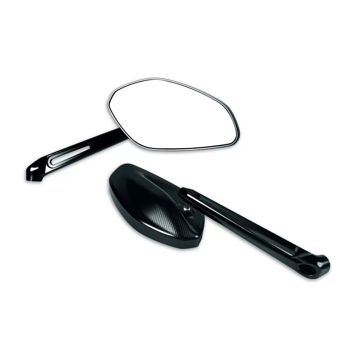 Ducati Black CNC Aluminium RH Rear-View Mirror 96880781AA