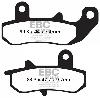EBC Organic Brake Pads FA157