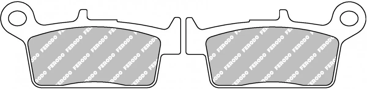 Ferodo FDB783AG Brake Pads Argento AG