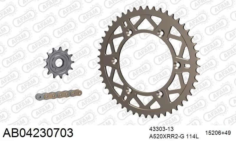 AFAM Chainset - Aluminium AB