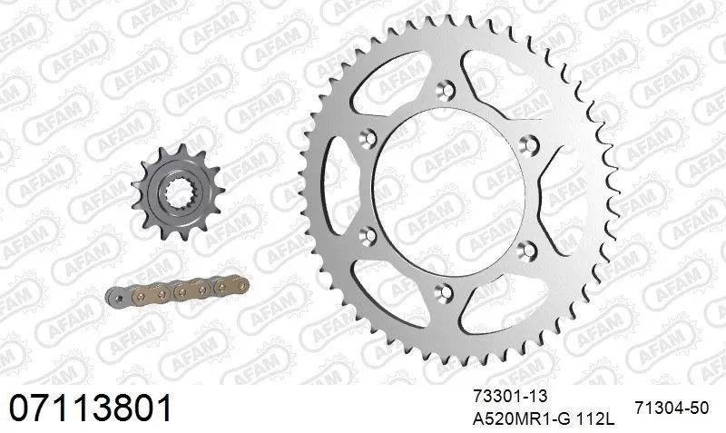AFAM Chainset - Steel