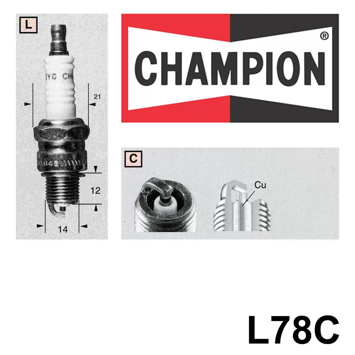 Champion Spark Plug L78C
