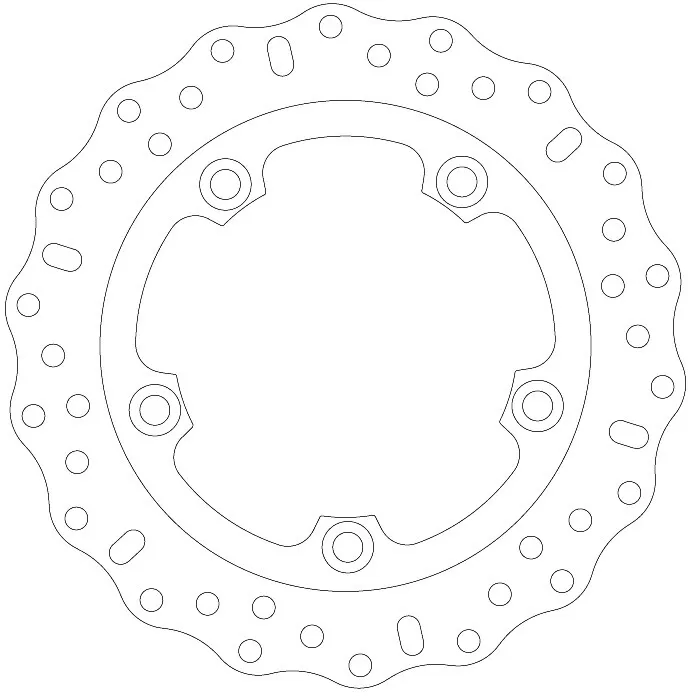 EBC Contoured Solid Brake Disc MD3113C