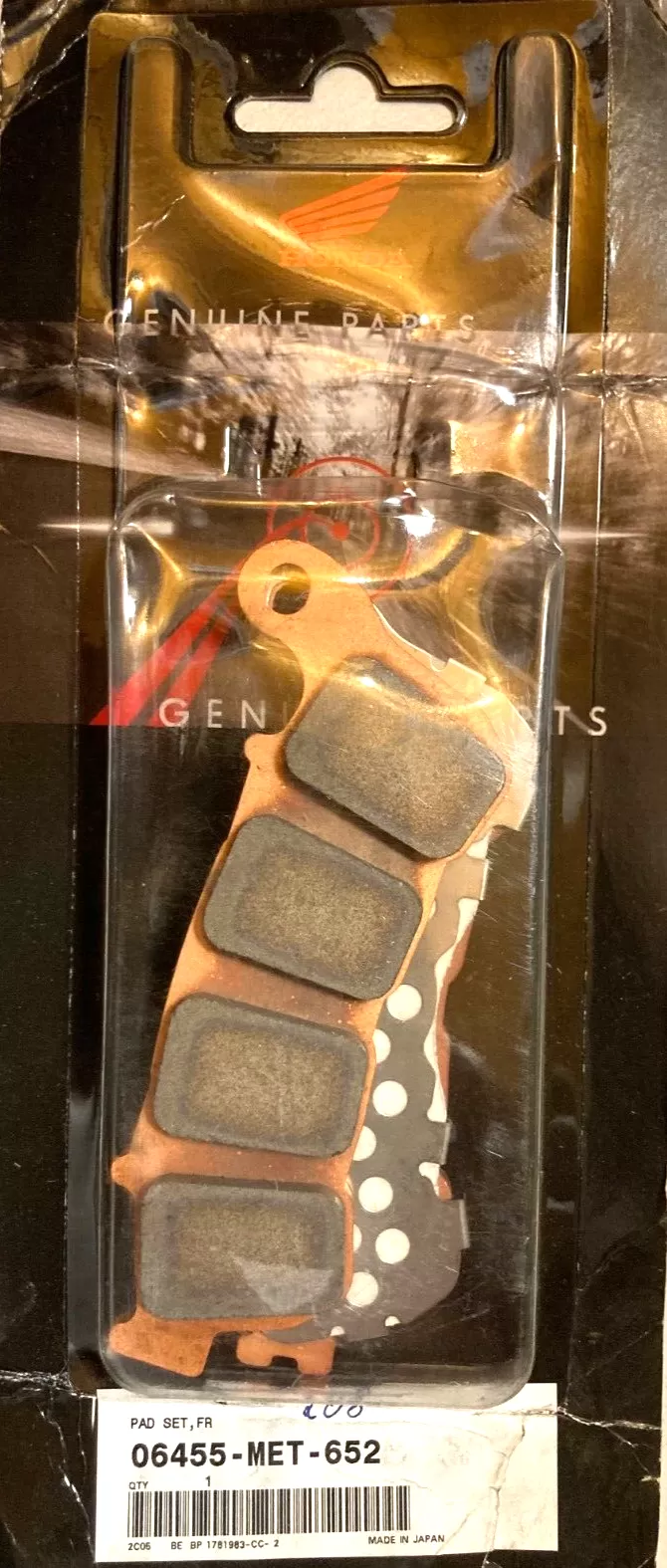 Honda PAD SET, FR. 06455MET651