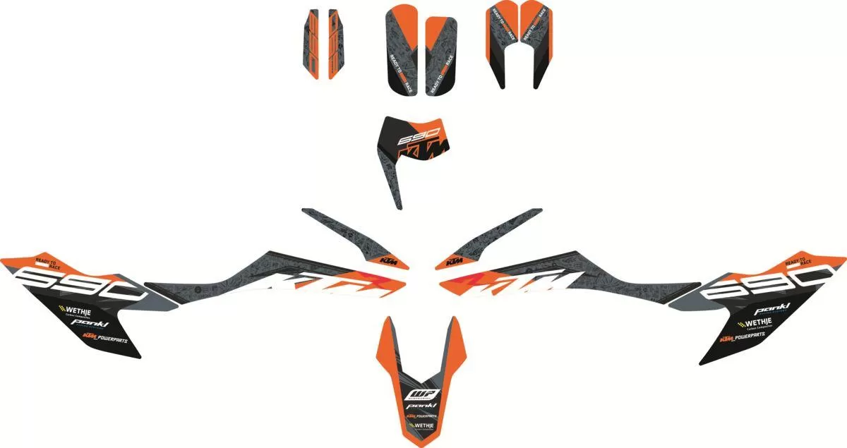 KTM Factory Decal Set 690 MC/Enduro (21-)