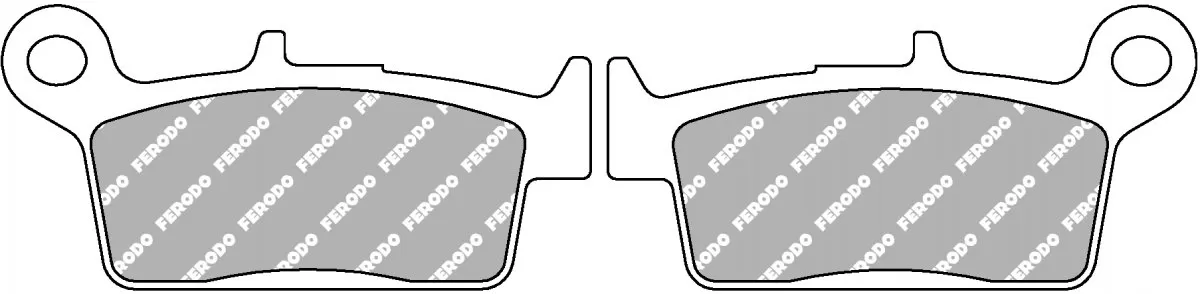 Ferodo FDB672EF Brake Pads Eco-Friction EF