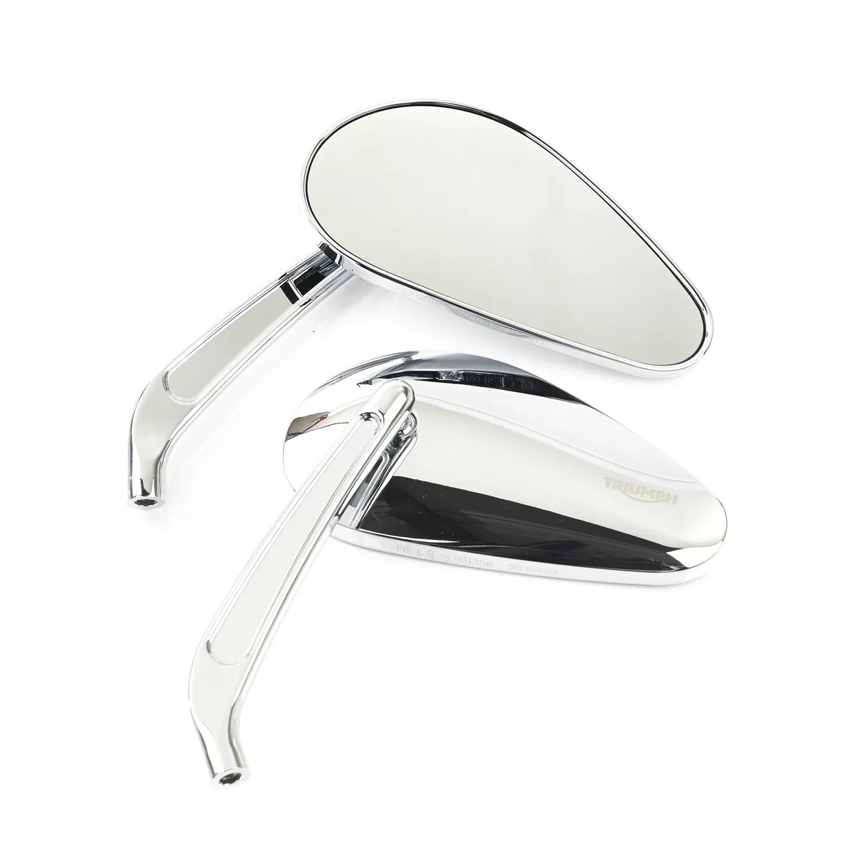 Triumph Chrome Bonneville Speedmaster Mirror Kit - Street Twin (16-)