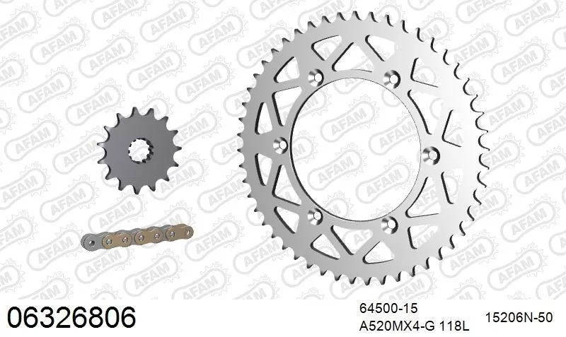 AFAM Chainset - Aluminium