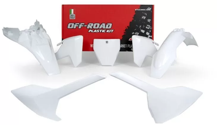 Rtech Plastics Kit 5-Piece White Husqvarna TC 85 2018