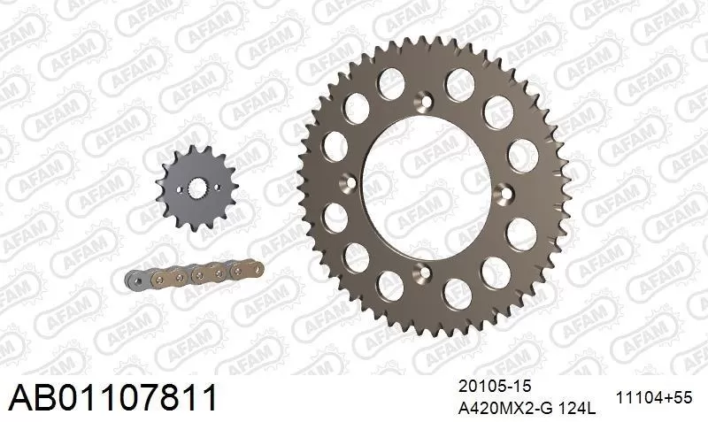 AFAM Chainset - Aluminium AB