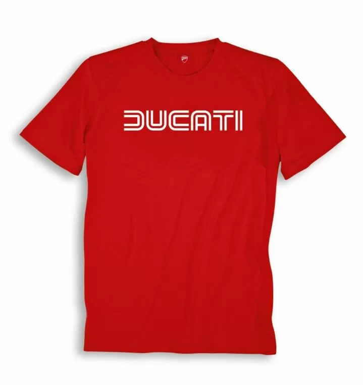 Ducati T-SHIRT DUCATIANA 80S RED M 987686814