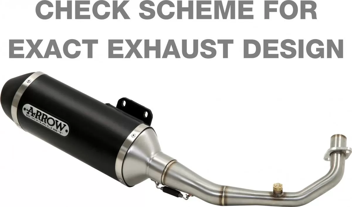 Arrow Scooter Exhaust 53508ANN Urban EEC