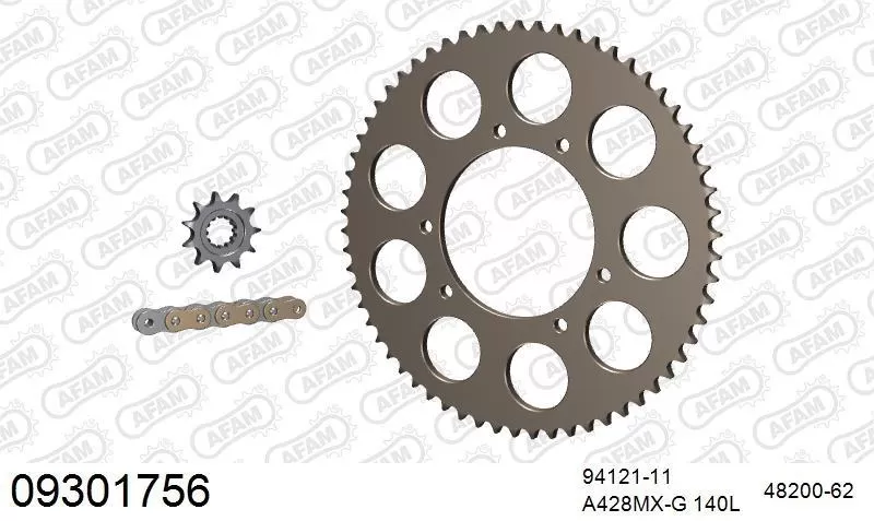 AFAM Chainset - Aluminium
