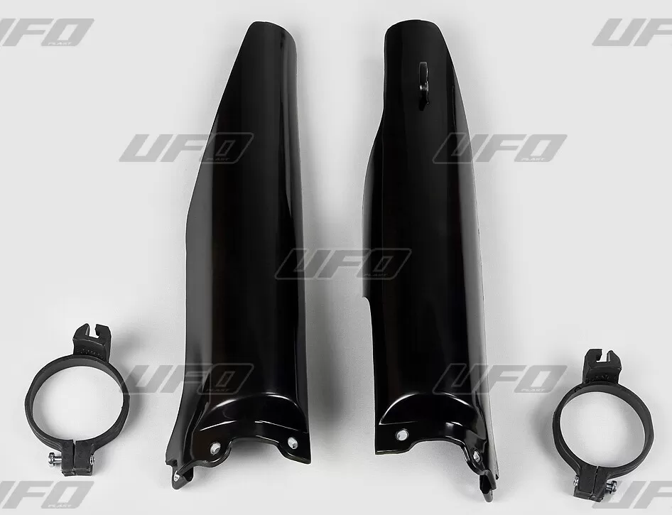 UFO Fork Slider Protectors Kawasaki Black