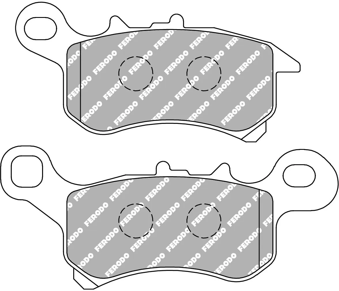 Ferodo FDB2311EF Brake Pads Eco-Friction EF