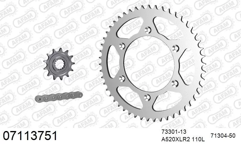 AFAM Chainset - Steel