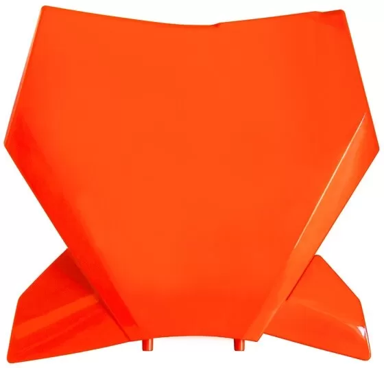 Rtech Front Number Plate Neon Orange SX 125-250-300 2023