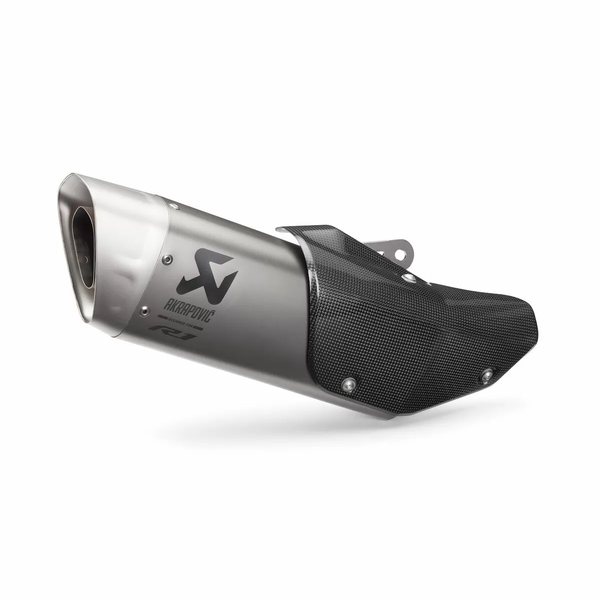 Akrapovic Slip-on Exhaust Muffler Titanium Yamaha YZF-R1 (M) (2018)
