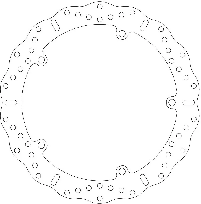 EBC Solid Wave Brake Disc MD1186C