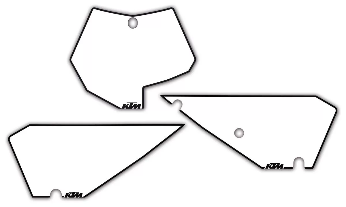 KTM Start Number Backgrounds