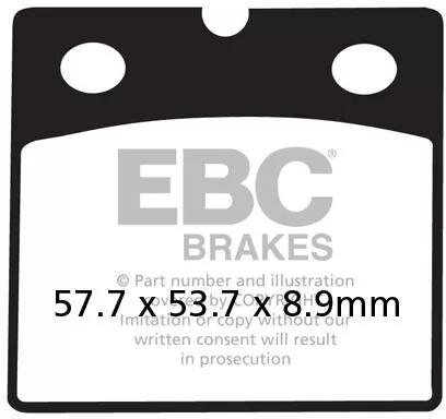 EBC Organic Brake Pads FA171