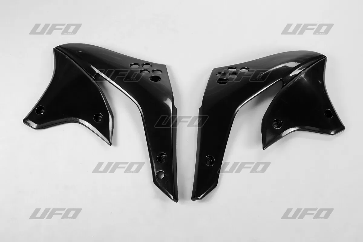 UFO Radiator Covers Black KX450F 06-08