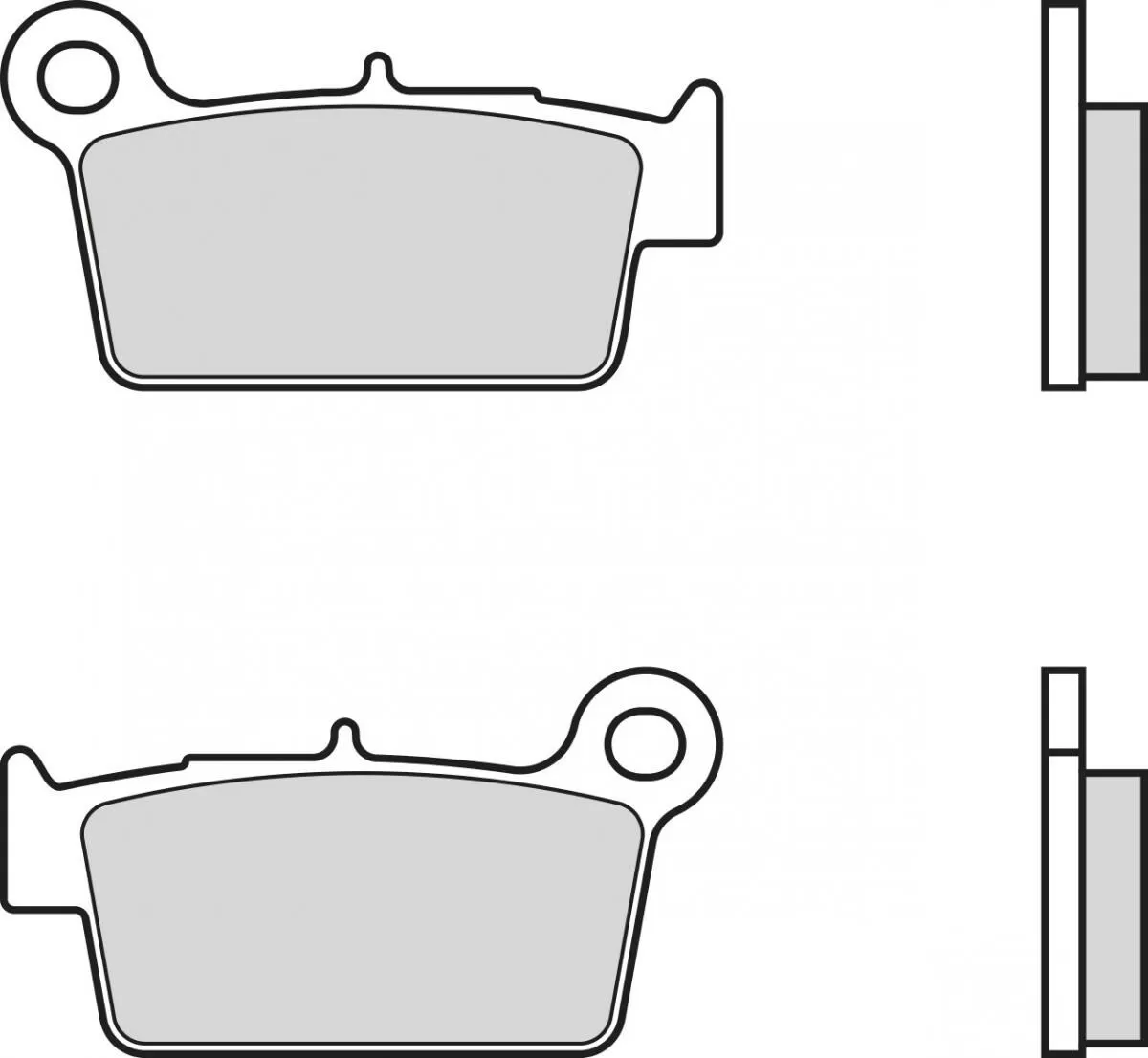 Brembo 07YA41TT Brake Pads Organic Off Road 