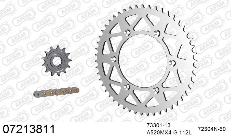 AFAM Chainset - Aluminium