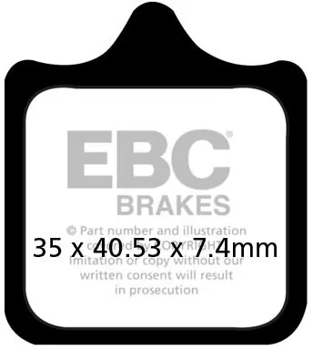 EBC HH Sintered Sportbike Brake Pads FA322/4HH