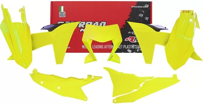 Rtech Plastic Kit KTM EXC/XC-W 2024 Neon Yellow/Black