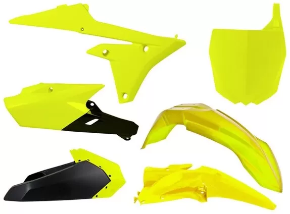 Rtech Plastics Kit 6-piece YZF 250-450 14-17 Yellow/Black
